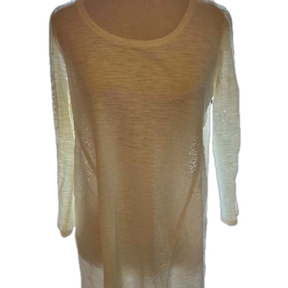 Pure jill swing tunic great for layering  cream Color size Xtra-Small